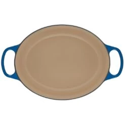 Le Creuset 6.75 Qt. Oval Signature Dutch Oven With Stainless Steel Knob | Marseille Blue -Cooking Master 12596scr 43576eaf212ec28
