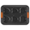 Le Creuset - Toughened Non-Stick 6 Cup Heart Muffin Tray