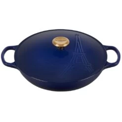 Le Creuset 3.5Qt Signature Braiser Eiffel Tower Collection | Indigo