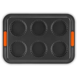 Le Creuset - Toughened Non-Stick 6 Cup Fluted Tart Tray