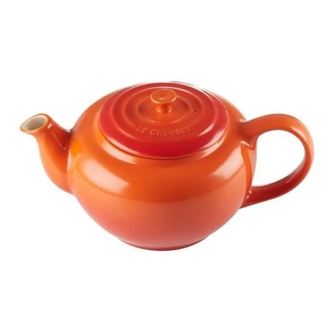 Le Creuset - Stoneware Teapot With S/S Infuser Volcanic 1 Le Creuset - Stoneware Teapot With S/S Infuser Volcanic