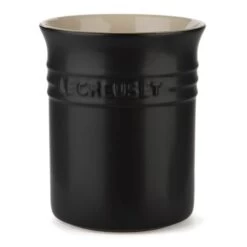 Le Creuset - Stoneware Utensil Jar Satin Black 1.1L