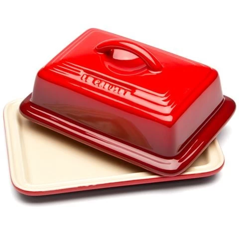 Le Creuset - Stoneware Butter Dish Cerise Red 1 Le Creuset - Stoneware Butter Dish Cerise Red