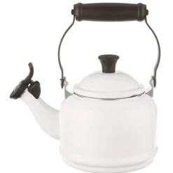 Le Creuset 1.25 Qt. Demi Kettle Tea Pot + 2 - 14oz Mugs Set | White -Cooking Master 71 o4ujijul. ac sl1500