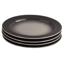 Le Creuset 8.5" Salad Plates - Set Of 4 | Oyster Grey