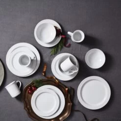 Le Creuset 10.5" Dinner Plates - Set Of 4 | White 6 Le Creuset 10.5" Dinner Plates - Set Of 4 | White -Cooking Master 8937scr befa34ca826c111 1