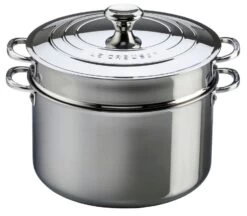 Le Creuset 9 Qt. Stock Pot With Lid & Deep Colander Insert