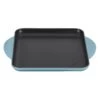 Le Creuset 9.5" Square Signature Enameled Cast Iron Griddle Pan | Caribbean Blue