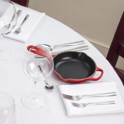 Le Creuset 6" Signature Enameled Cast Iron Skillet | Cerise/Cherry Red 5 Le Creuset 6" Signature Enameled Cast Iron Skillet | Cerise/Cherry Red -Cooking Master ceriseskillet2