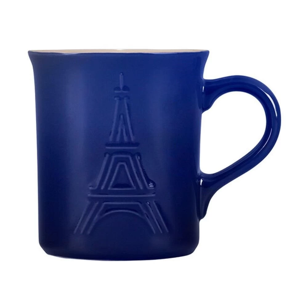 Le Creuset 14oz Mug Eiffel Tower Collection | Indigo Blue 2 Le Creuset 14oz Mug Eiffel Tower Collection | Indigo Blue - Image 2