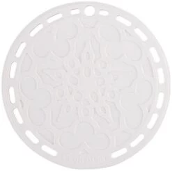 Le Creuset 8" Silicone French Trivets | More Colors Available -Cooking Master fb500 le creuset white french trivet