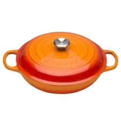 Le Creuset 10-Piece Signature Cookware Set With Stainless Steel Knobs | Flame Orange 11 Le Creuset 10-Piece Signature Cookware Set With Stainless Steel Knobs | Flame Orange -Cooking Master flame main 1 1