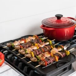 Le Creuset Giant Cast Iron Reversible Grill/Griddle -Cooking Master grill2 4