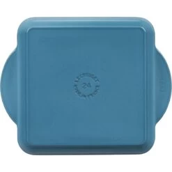 Le Creuset 9.5" Square Signature Enameled Cast Iron Grill Pan | Caribbean Blue -Cooking Master l2127 2417 c