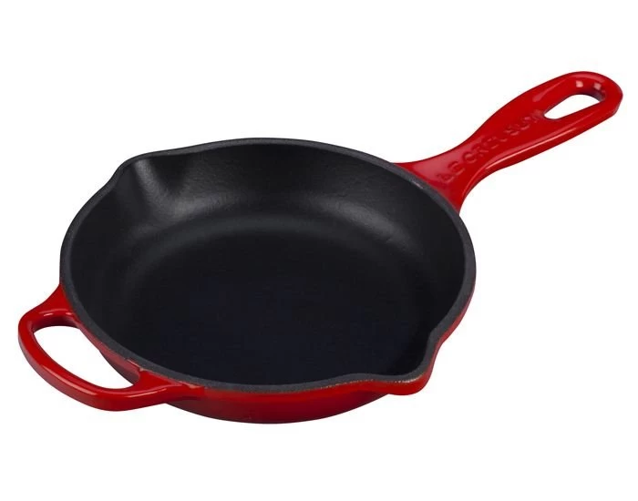Le Creuset 6" Signature Enameled Cast Iron Skillet | Cerise/Cherry Red 1 Le Creuset 6" Signature Enameled Cast Iron Skillet | Cerise/Cherry Red