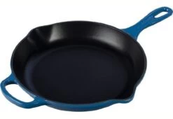 Le Creuset 11.75" Signature Enameled Cast Iron Skillet | Marseille Blue