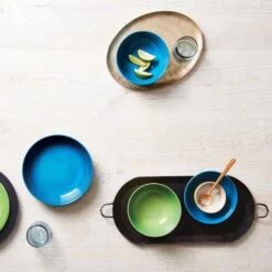 Le Creuset 22oz Soup Bowls - Set Of 4 | Marseille Blue -Cooking Master le creuset