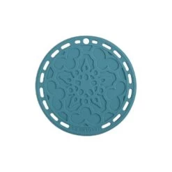 Le Creuset 8" Silicone French Trivet | Caribbean Blue
