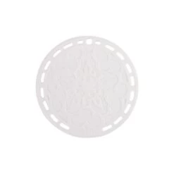 Le Creuset 8" Silicone French Trivet | White