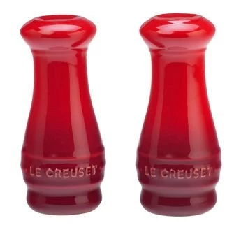 Le Creuset 2-Piece Salt & Pepper Shakers | Cerise/Cherry Red 1 Le Creuset 2-Piece Salt & Pepper Shakers | Cerise/Cherry Red