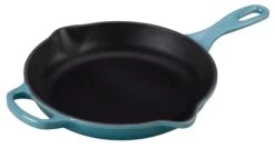 Le Creuset 9" Signature Enameled Cast Iron Skillet | Caribbean Blue