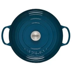 Le Creuset 7.25 Qt. Round Signature Dutch Oven With Stainless Steel Knob | Deep Teal 8 Le Creuset 7.25 Qt. Round Signature Dutch Oven With Stainless Steel Knob | Deep Teal -Cooking Master ls2501 287dss 3