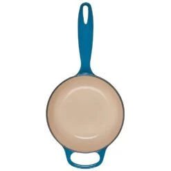 Le Creuset 1.75 Qt. Signature Enameled Cast Iron Saucepan With Stainless Steel Knob | Deep Teal -Cooking Master ls2518 167dss 4