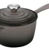 Le Creuset 1.75 Qt. Signature Enameled Cast Iron Saucepan With Stainless Steel Knob | Oyster Grey