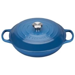 Le Creuset 10-Piece Signature Cookware Set With Stainless Steel Knobs | Marseille Blue -Cooking Master marseille braise