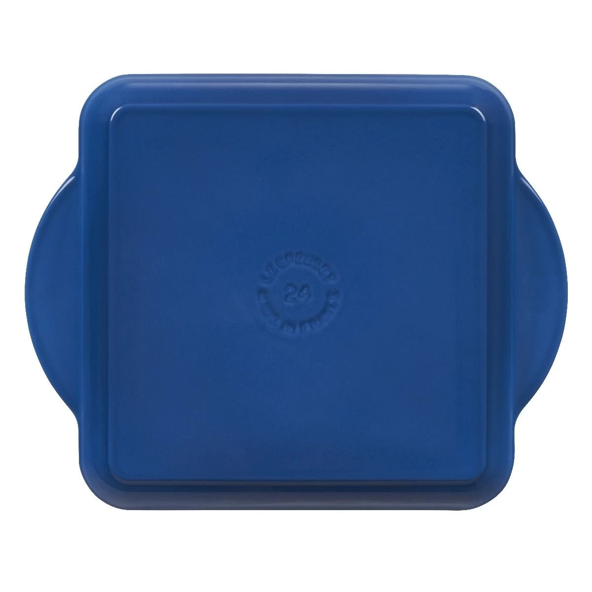 Le Creuset 9.5" Square Signature Enameled Cast Iron Grill Pan | Marseille Blue 4 Le Creuset 9.5" Square Signature Enameled Cast Iron Grill Pan | Marseille Blue - Image 4