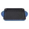 Le Creuset 9.5" Square Signature Enameled Cast Iron Grill Pan | Marseille Blue