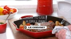 Le Creuset 9.5" Square Signature Enameled Cast Iron Grill Pan | Marseille Blue 15 Le Creuset 9.5" Square Signature Enameled Cast Iron Grill Pan | Marseille Blue -Cooking Master maxresdefault 7 2