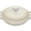 Le Creuset 2.25 Qt. Signature Enameled Cast Iron Braiser With Stainless Steel Knob | Meringue White