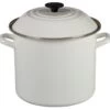 Le Creuset 10 Qt. Stock Pot | White