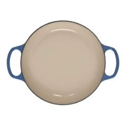 Le Creuset 2.25 Qt. Signature Braiser With Stainless Steel Knob | Noel (Marseille Blue) -Cooking Master noelbraiser4