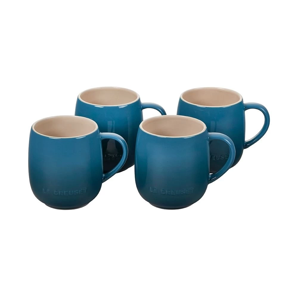 Le Creuset 13oz Heritage Mugs (Set Of 4) | Deep Teal 1 Le Creuset 13oz Heritage Mugs (Set Of 4) | Deep Teal