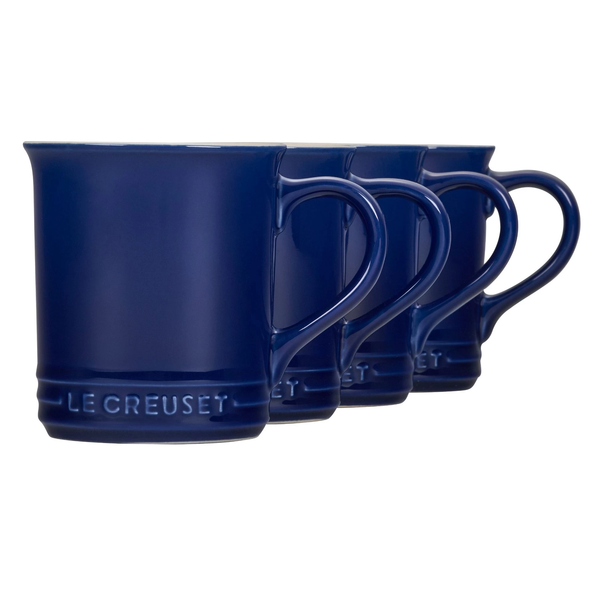 Le Creuset 14oz Mugs (Set Of 4) | Indigo Blue 2 Le Creuset 14oz Mugs (Set Of 4) | Indigo Blue - Image 2