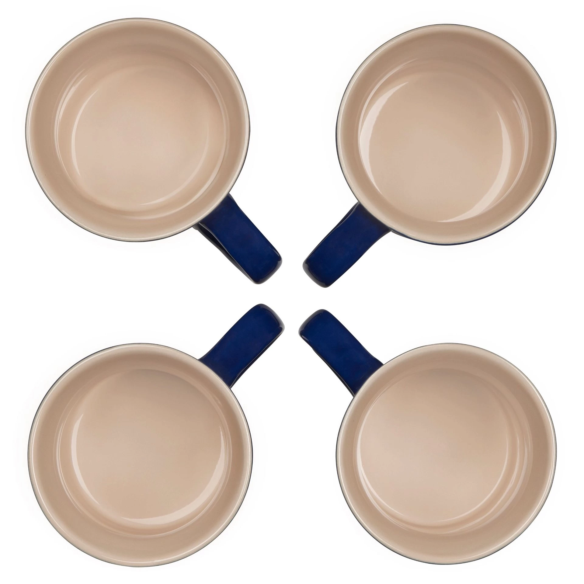 Le Creuset 14oz Mugs (Set Of 4) | Indigo Blue 3 Le Creuset 14oz Mugs (Set Of 4) | Indigo Blue - Image 3