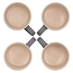 Le Creuset 14oz Mugs (Set Of 4) | Oyster Grey -Cooking Master pg90433a 007fc