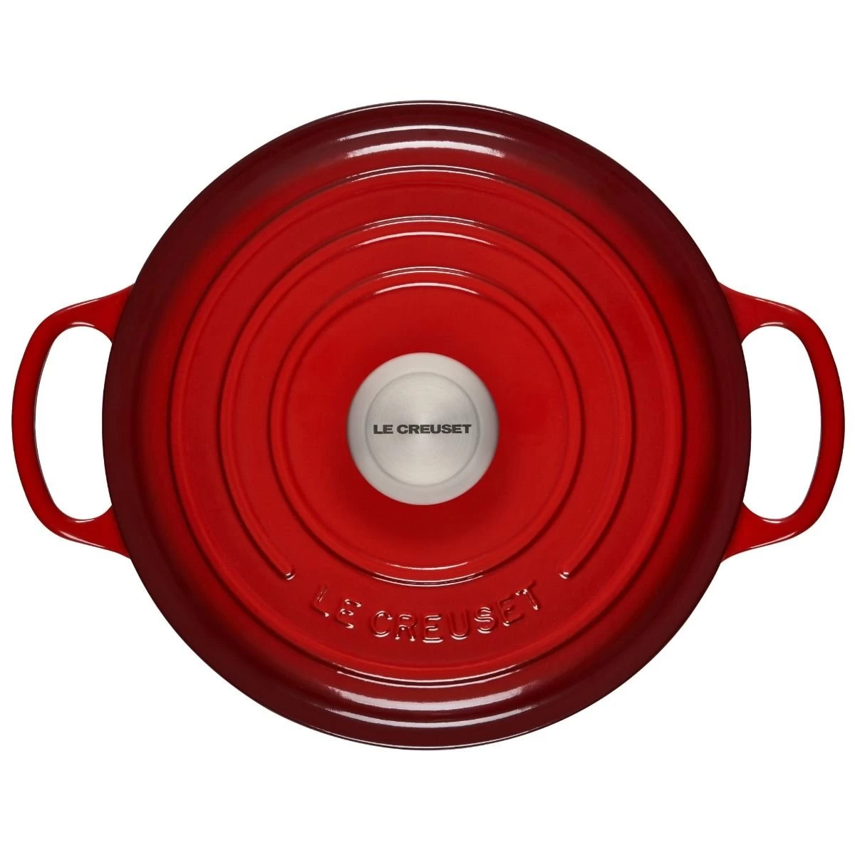 Le Creuset 10-Piece Signature Cookware Set With Stainless Steel Knobs | Cerise/Cherry Red 3 Le Creuset 10-Piece Signature Cookware Set With Stainless Steel Knobs | Cerise/Cherry Red - Image 3