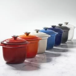 Le Creuset Cast Iron Rice Pot | Cerise/Cherry Red -Cooking Master ricepot 1