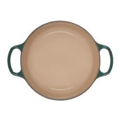 Le Creuset 4.5 Qt. Round Signature Dutch Oven With Stainless Steel Knob | Artichaut -Cooking Master rs10243 artichaut inside