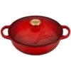Le Creuset 2.5Qt Signature Cocotte Eiffel Tower Collection | Cerise