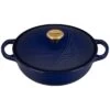 Le Creuset 2.5Qt Signature Cocotte Eiffel Tower Collection | Indigo Blue