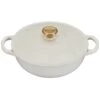 Le Creuset 2.5Qt Signature Cocotte Eiffel Tower Collection | White