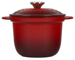 Le Creuset Cast Iron Rice Pot | Cerise/Cherry Red -Cooking Master rs10463 ls4101s 1867ss 2