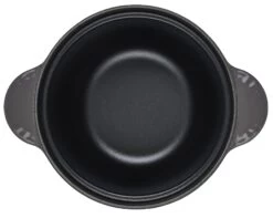Le Creuset Cast Iron Rice Pot | Oyster Grey -Cooking Master rs10573 ls4101s 187fss inside