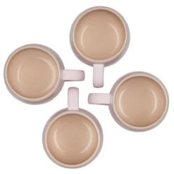 Le Creuset 13oz Heritage Mugs (Set Of 4) | Shell Pink -Cooking Master rs10961 pg70433a 13777 3