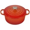 Le Creuset 3.5 Qt. Round Signature Dutch Oven With Stainless Steel Knob | Flame Orange