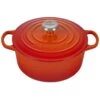 Le Creuset 4.5 Qt. Round Signature Dutch Oven With Stainless Steel Knob | Flame Orange